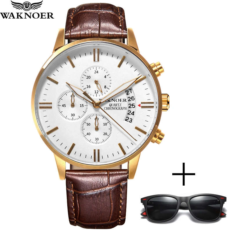 WAKNOER Chronograph Sport Mens Watch