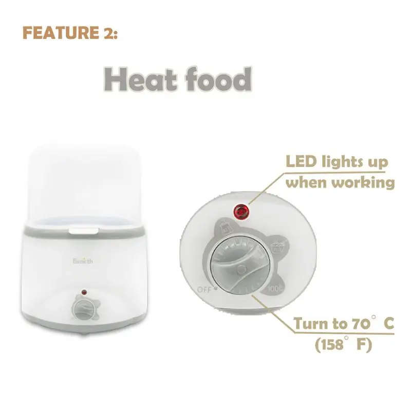 Bottle Sterilizer Baby Milk Food Bottle Warmer Baby Food