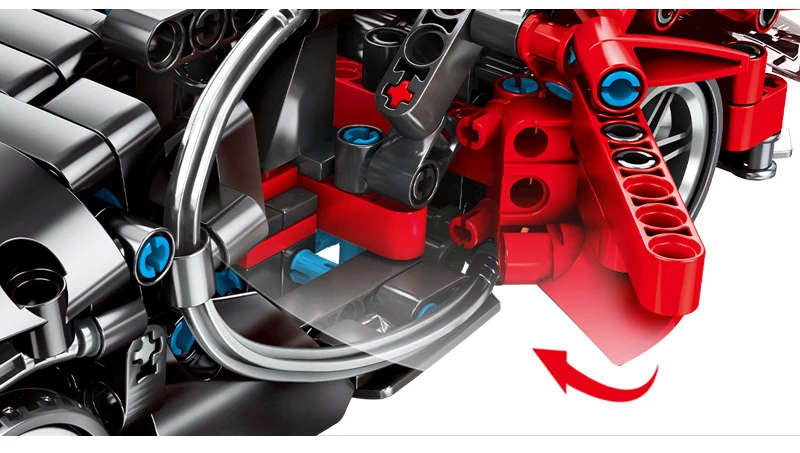 TECHNIQUE BUGGATTI CHIRON CAR 701401 / 422PCS