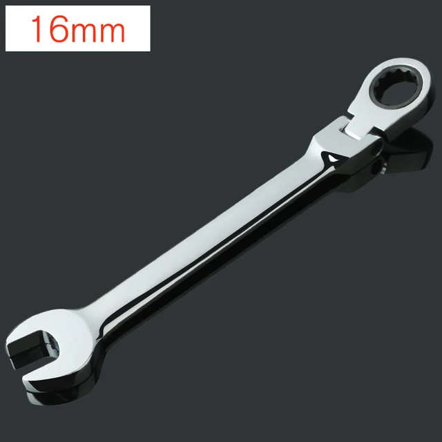 16mm flexible ratchet wrench key Combinations wrench