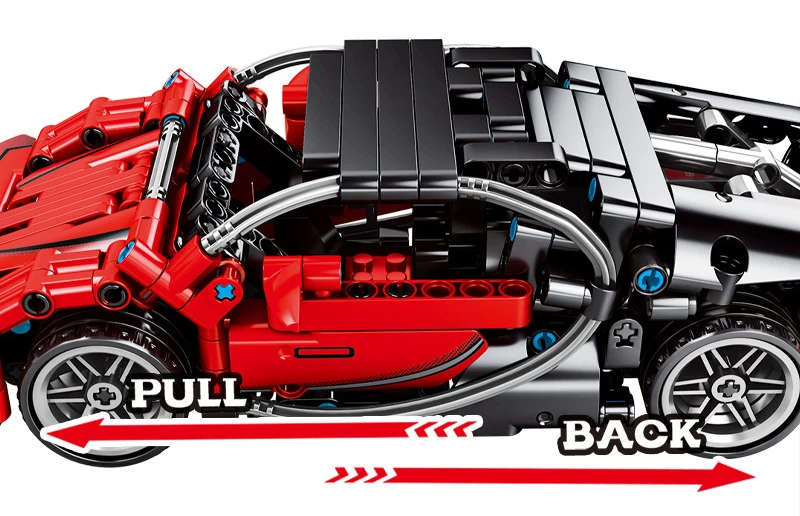 TECHNIQUE BUGGATTI CHIRON CAR 701401 / 422PCS