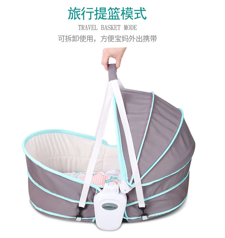 New 5 In 1 Baby Rocking Chair Baby Carrier Crib Bed