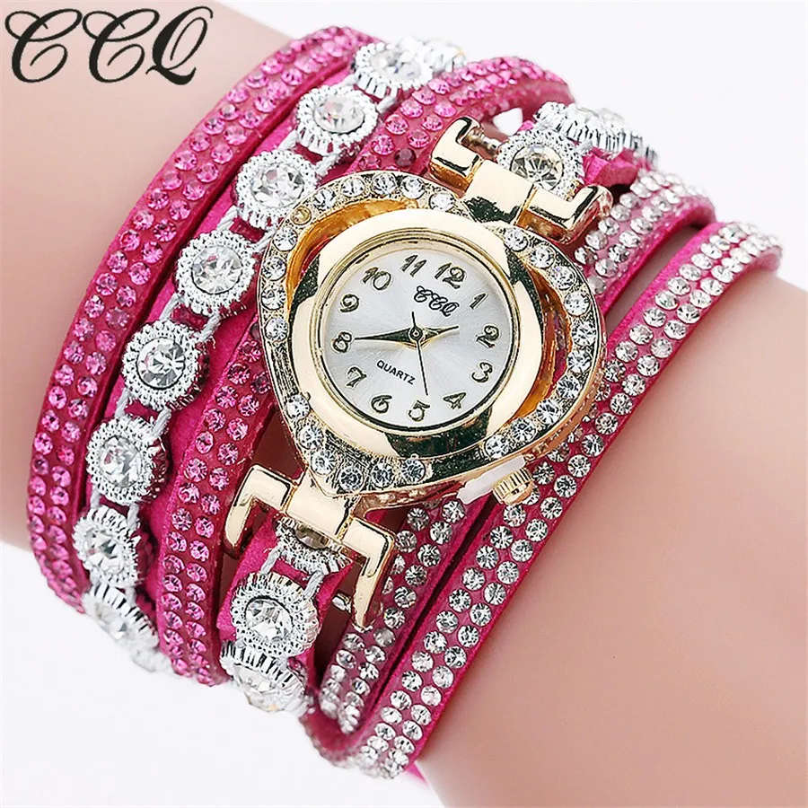 ***STUNNING*** CCQ Brand Fashion Women Bracelet Watch With AAA CZ