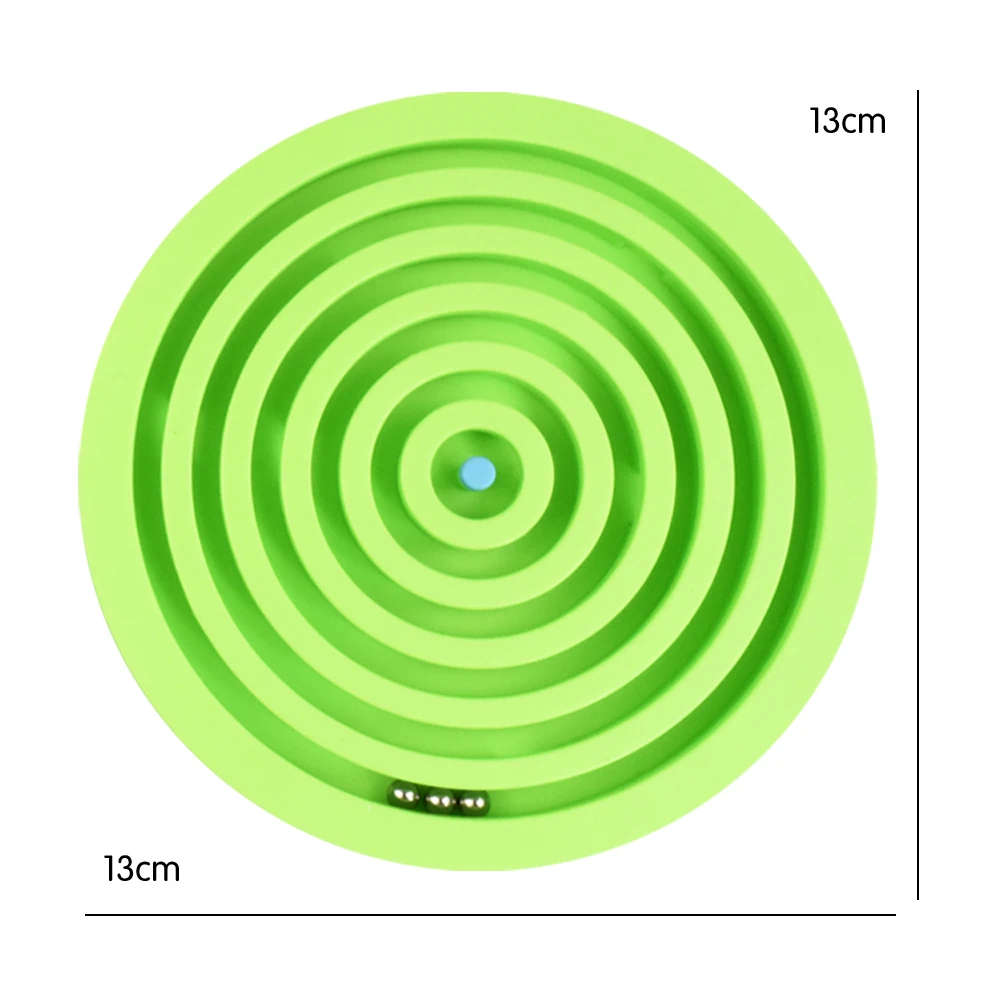Labyrinth Magic Intellect Ball Balance Maze Perplexus Puzzle Education Toy (Green)