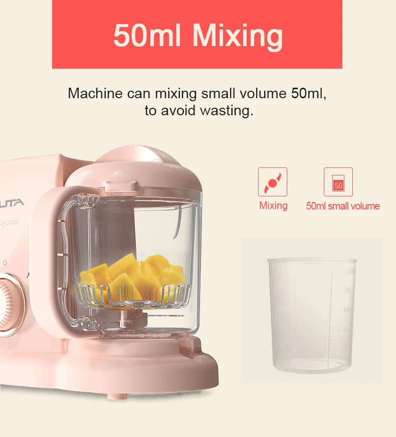 Electric Baby Food Maker Multifunction Children Food Cooking Maker Steamer Mixing Grinder