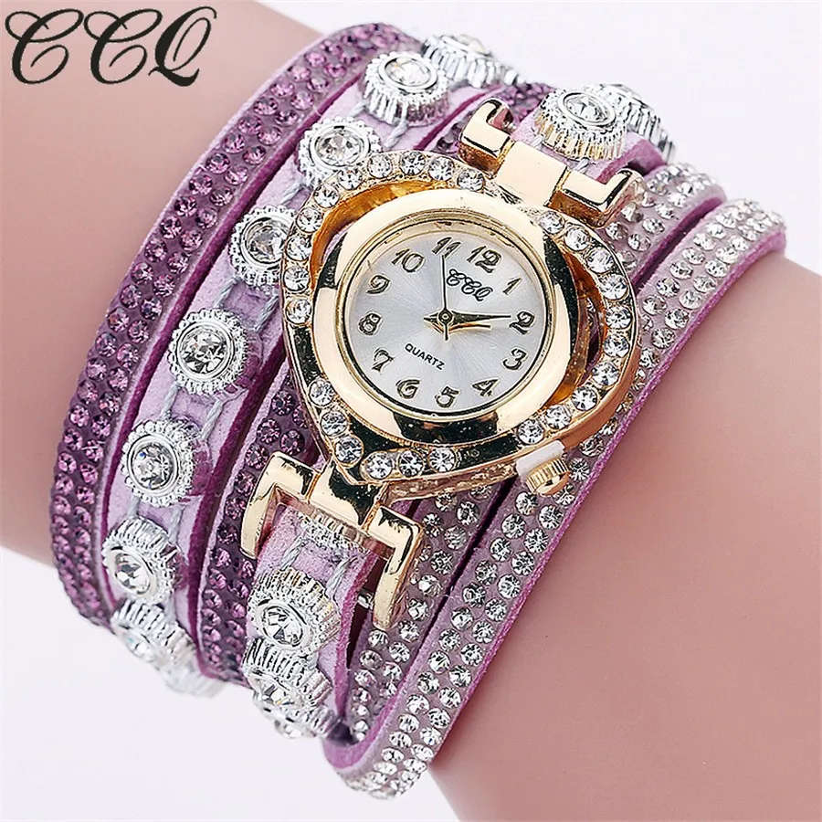 ***STUNNING*** CCQ Brand Fashion Women Bracelet Watch With AAA CZ