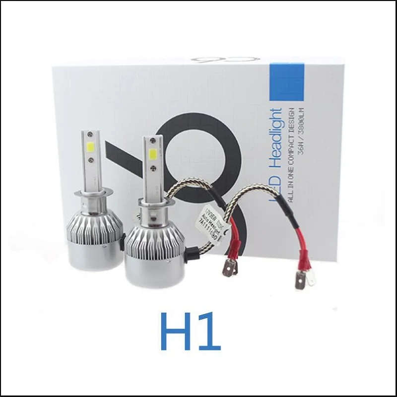 C6 LED Headlights H1 ** Cheapest shipping **
