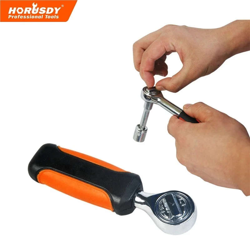 13 Pcs Ratchet Driver And Sockets Set