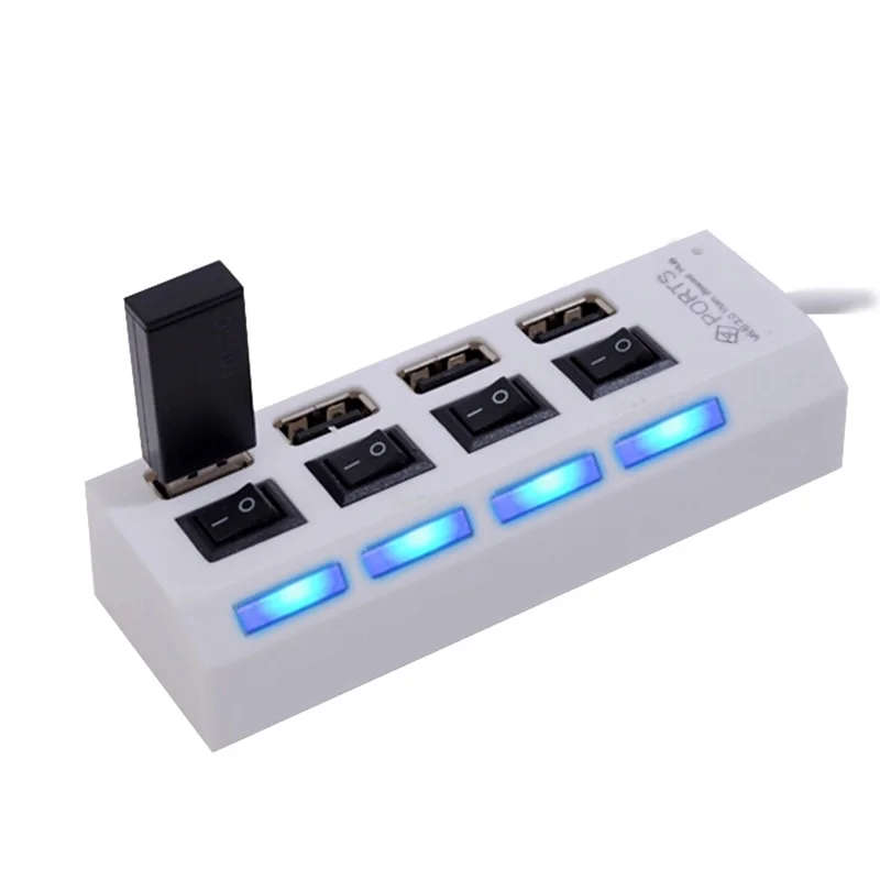High Speed USB 2.0 Hub 4 Ports *Free Shipping