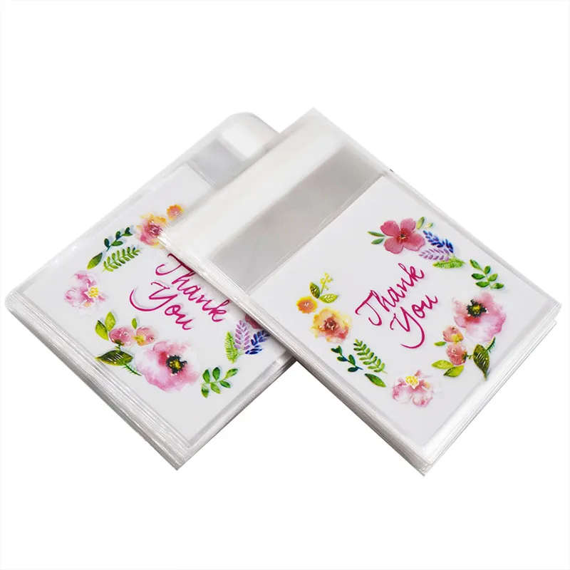 1pc - 7x7+3cm Thank You Candy Cookie & Gift Bag