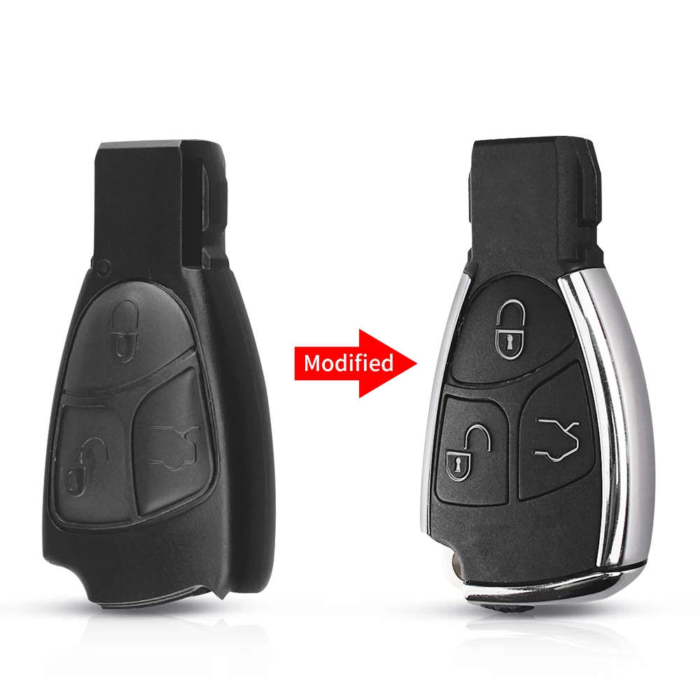 Modified 3 4 3+1 Buttons Remote Key Fob Case Cover For Mercedes Benz B C E ML S CLK CL