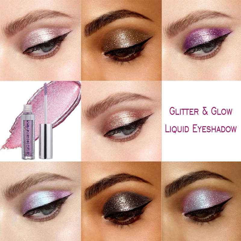 Cosmetics Makeup Liquid Eyeshadow Glitter Shimmer Eye Shadow Long Lasting Eye Liner Pencil