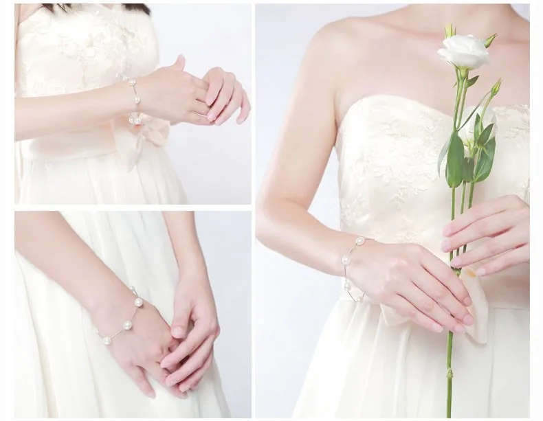 100% Natural Freshwater Pearl Genuine 925 Sterling Silver Necklace - Multicolor