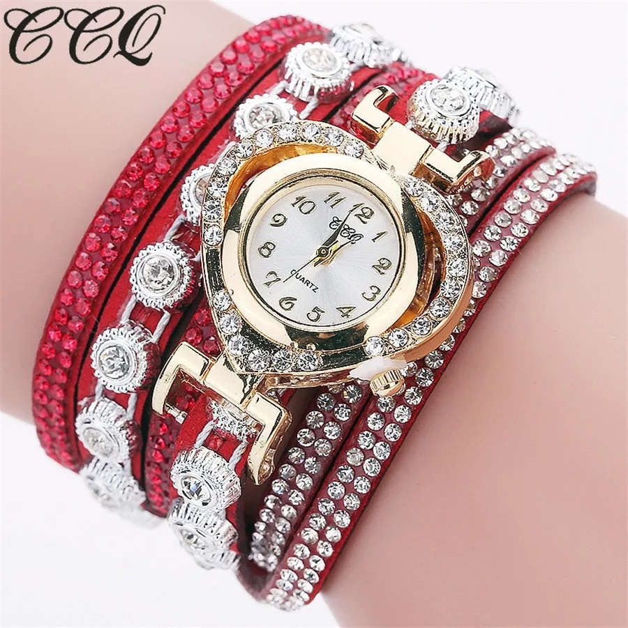 ***STUNNING*** CCQ Brand Fashion Women Bracelet Watch With AAA CZ