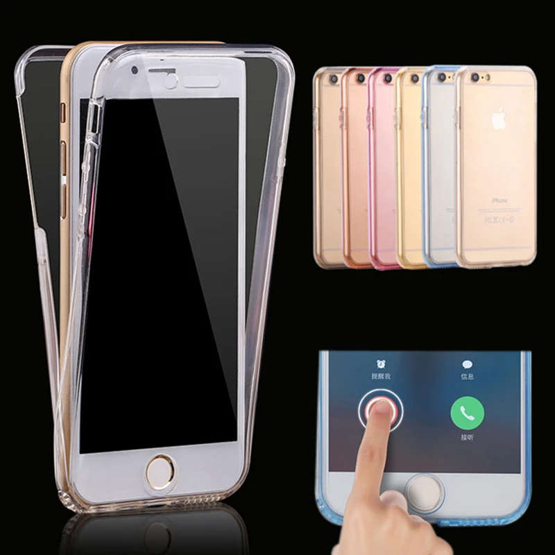 ! Time Limit Sale ! 360 Full body Clear TPU Case For Samsung IPhone