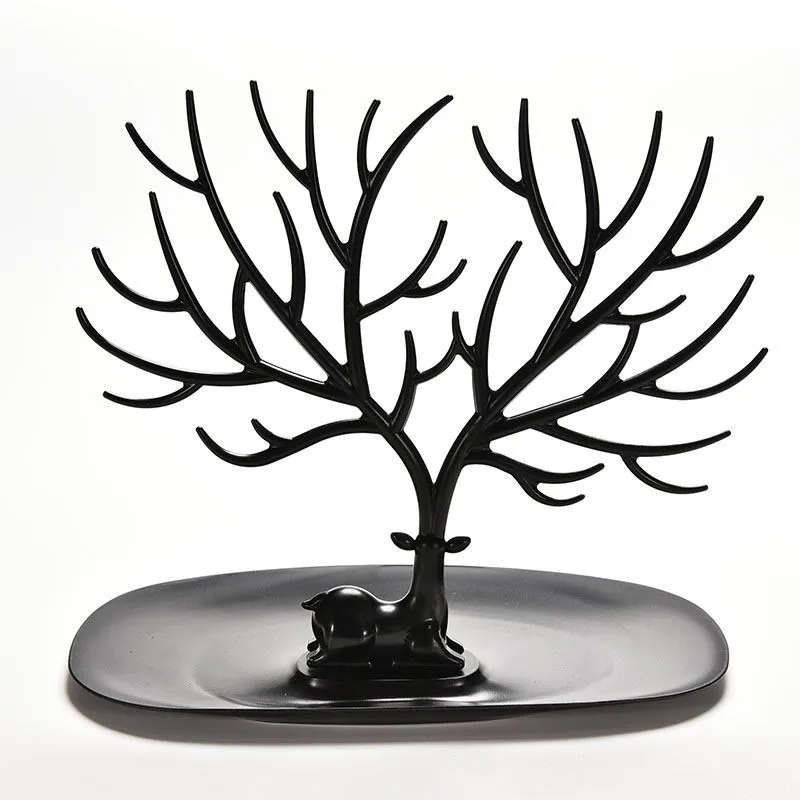 Jewelry Necklace Earring Deer Stand Display Organizer