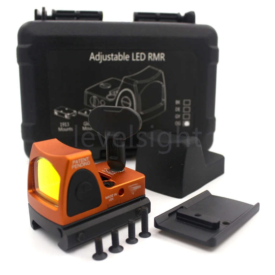 Tactical RMR Reflex Red Dot Sight 3.25 MOA Scope for Glock Hunting Fit 20mm Pictinny Rail Mounts