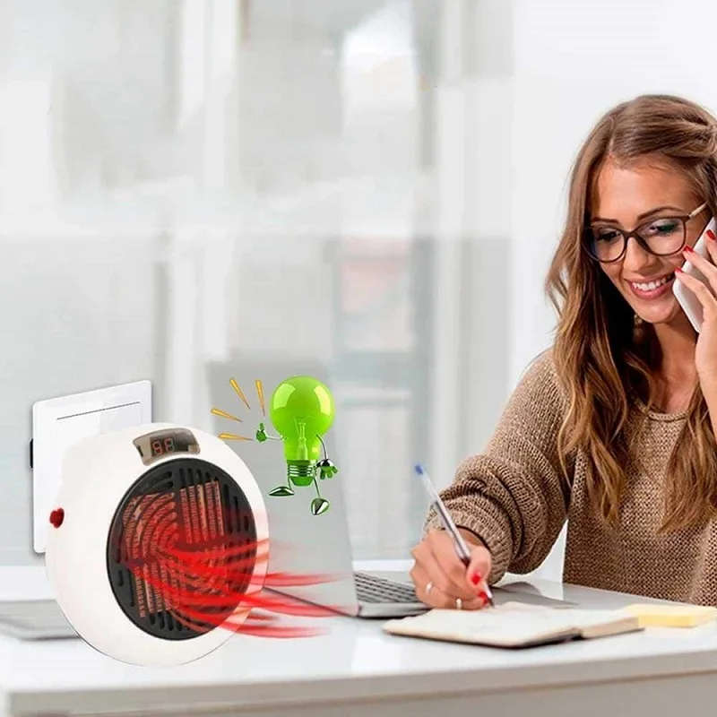 THE WALL OUTLET 900 WATTS PORTABLE WONDER HEATER