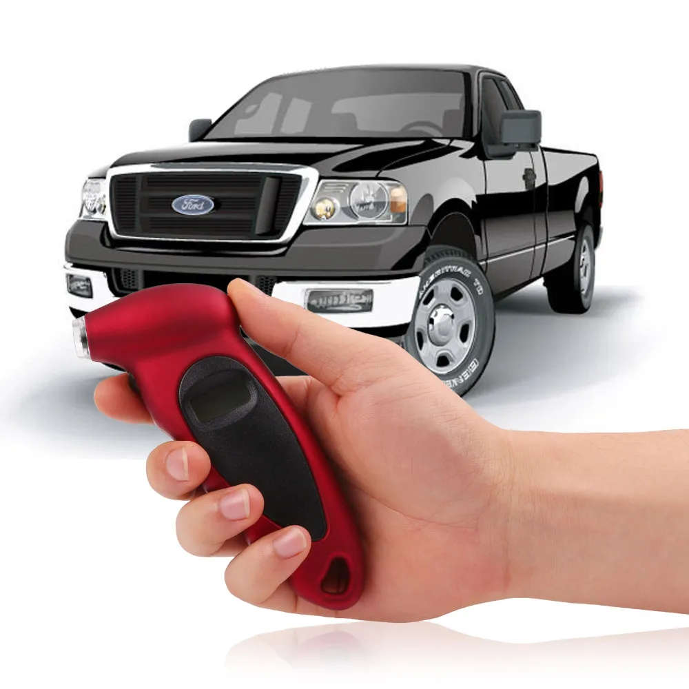 LCD Digital Bicycle Bike Car Tire Diagnostic Tool Universal Tire Tyre Air Pressure Gauge Tester Tool