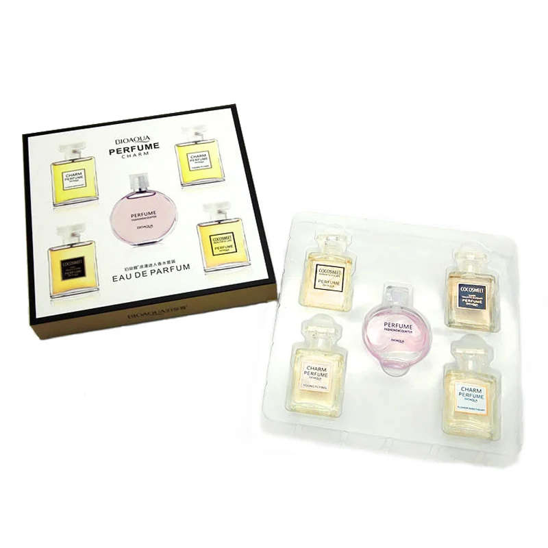 lot of 5 Female Perfumes 100% Natural Fragrances Spray Scent Parfum For Women Liquid Pheromones