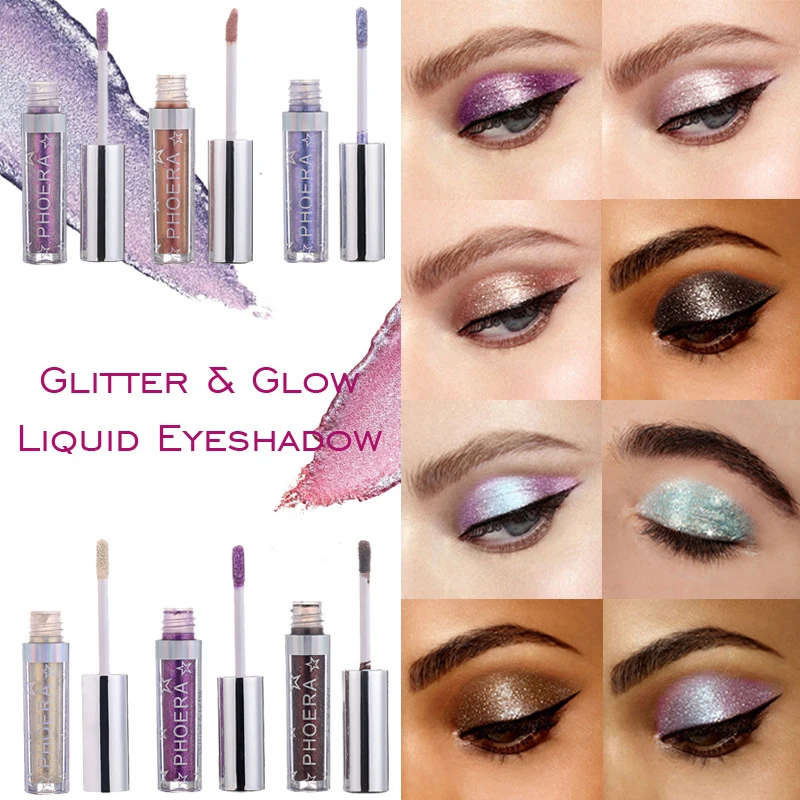 Cosmetics Makeup Liquid Eyeshadow Glitter Shimmer Eye Shadow Long Lasting Eye Liner Pencil