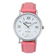 luobos Women Leather Band Analog Quartz Vogue