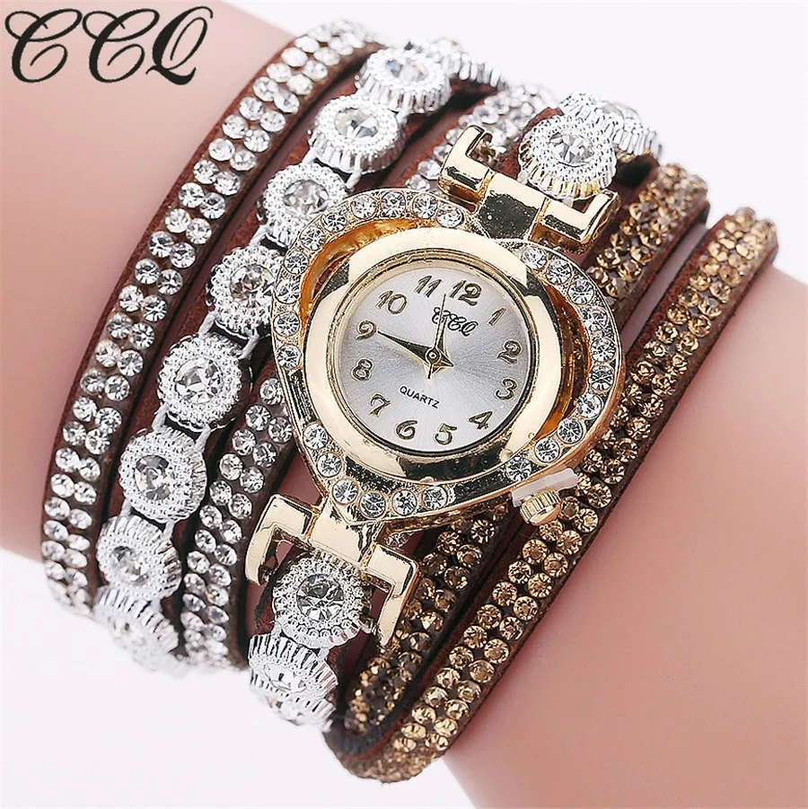 ***STUNNING*** CCQ Brand Fashion Women Bracelet Watch With AAA CZ