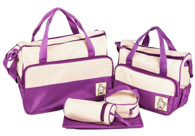 5 in 1 Multifunctional Diaper Bag (PURPLE)