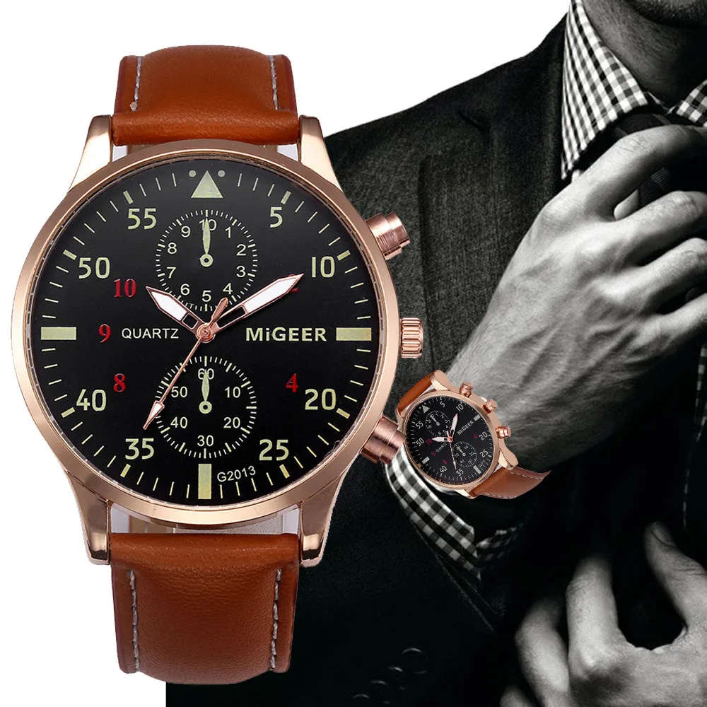 2017 MiGEER Luxury Brand Watch.