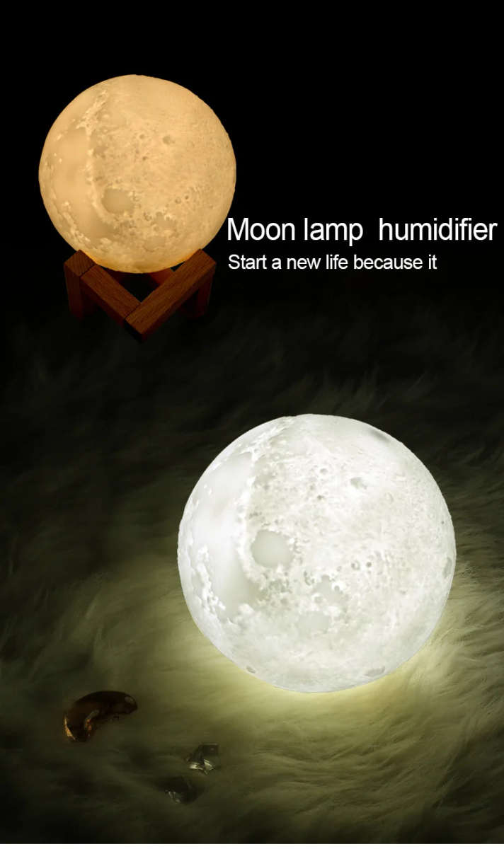 3D MOON LAMP HUMIDIFIER