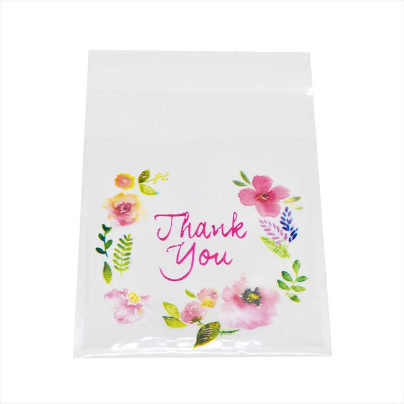 1pc - 7x7+3cm Thank You Candy Cookie & Gift Bag