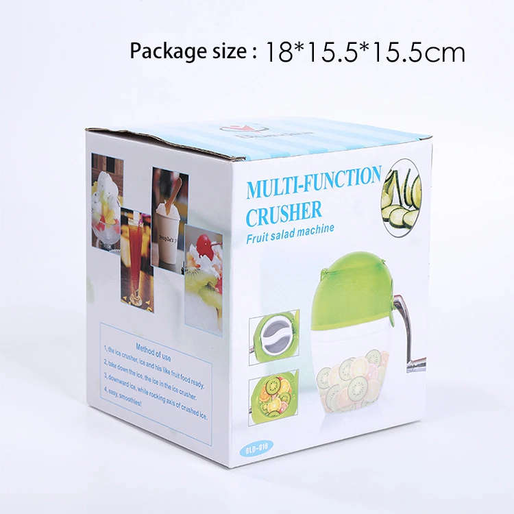 Multi-function Manual Ice Crusher and Fruit salad machine