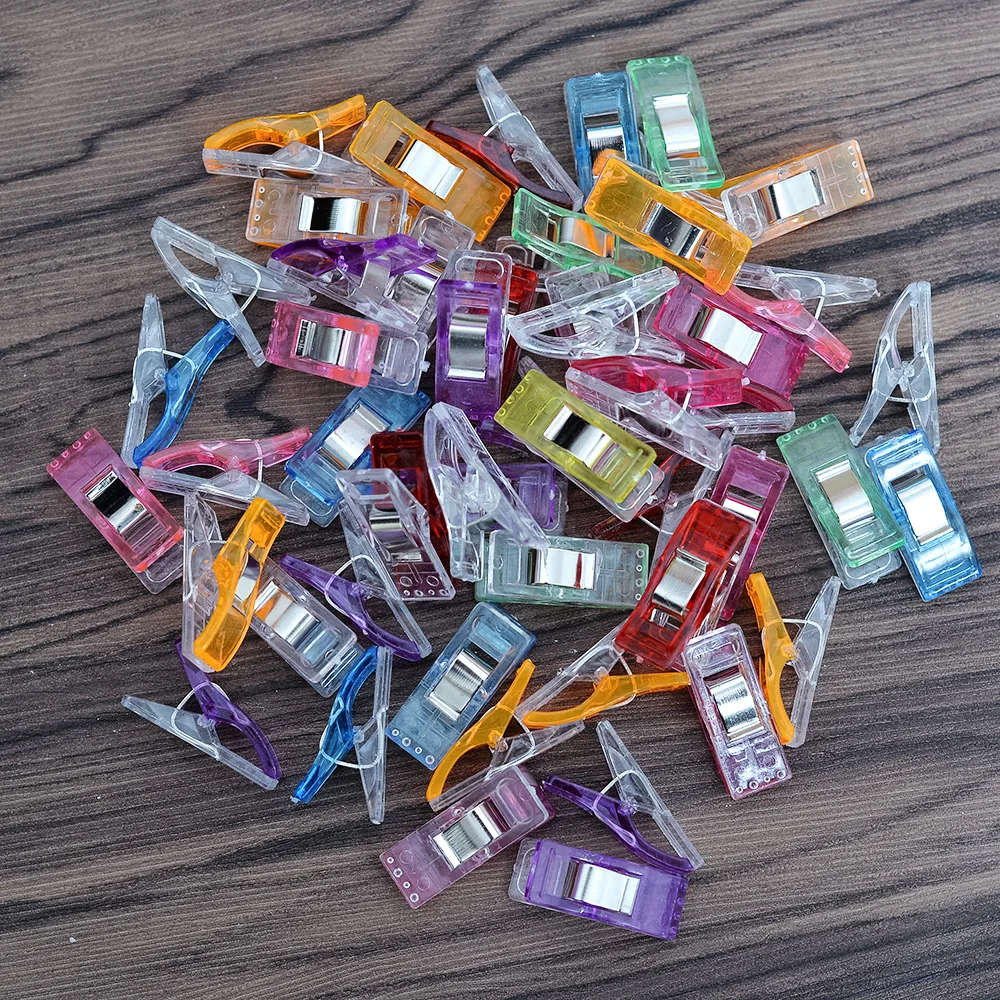Sewing Craft Quilt Binding Plastic Clips 20 Pcs