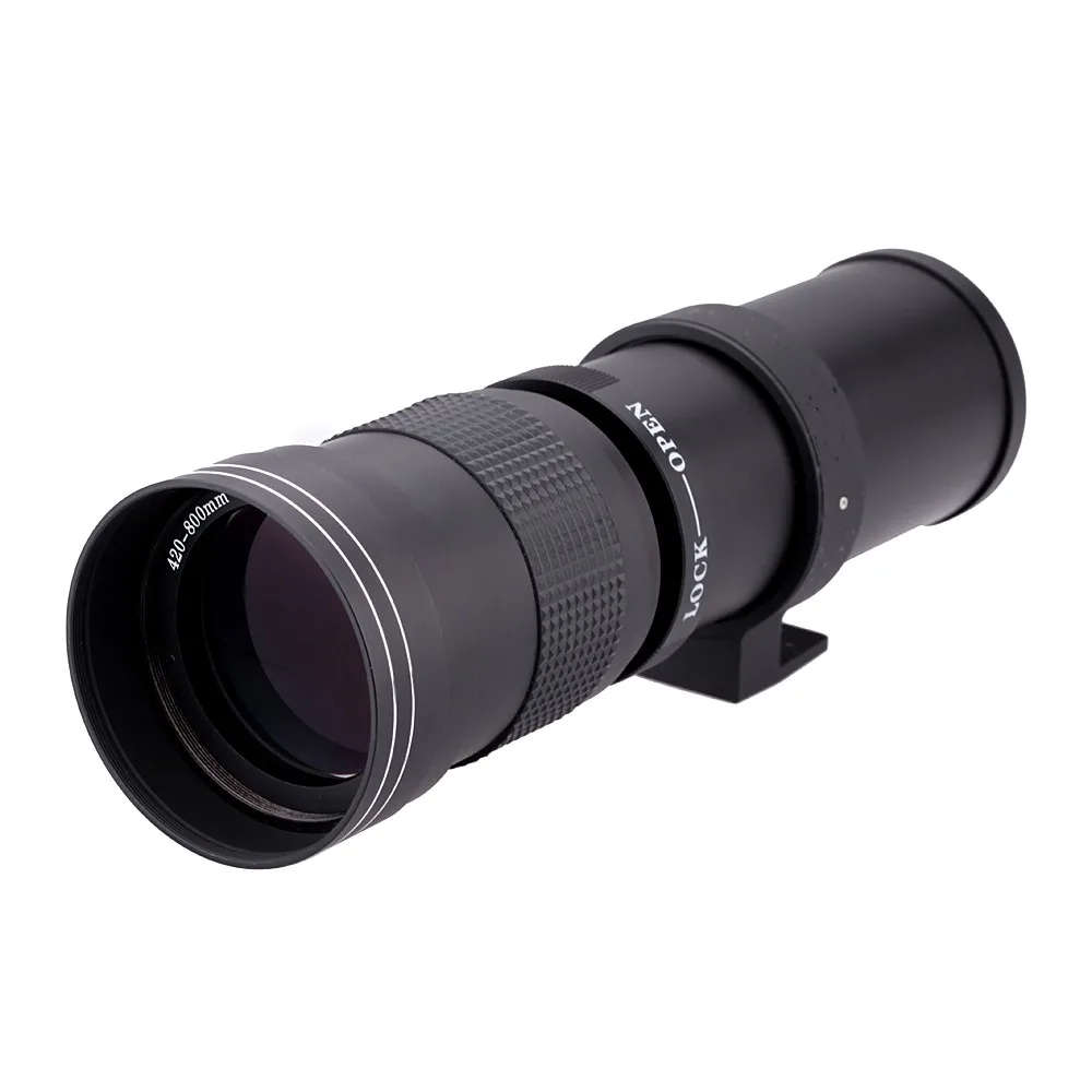 Lightdow 420-800mm F/8.3-16 Super Telephoto Lens Manual Zoom Lens for Canon Nikon Sony Pentax DSLR