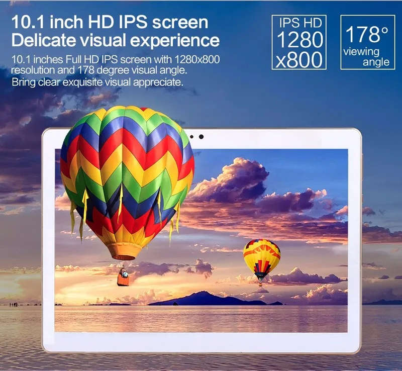 2018 Newest DHL Free 10 inch Tablet PC MTK8752 Octa Core 4GB RAM 64GB ROM Android 7.0 GPS 3G
