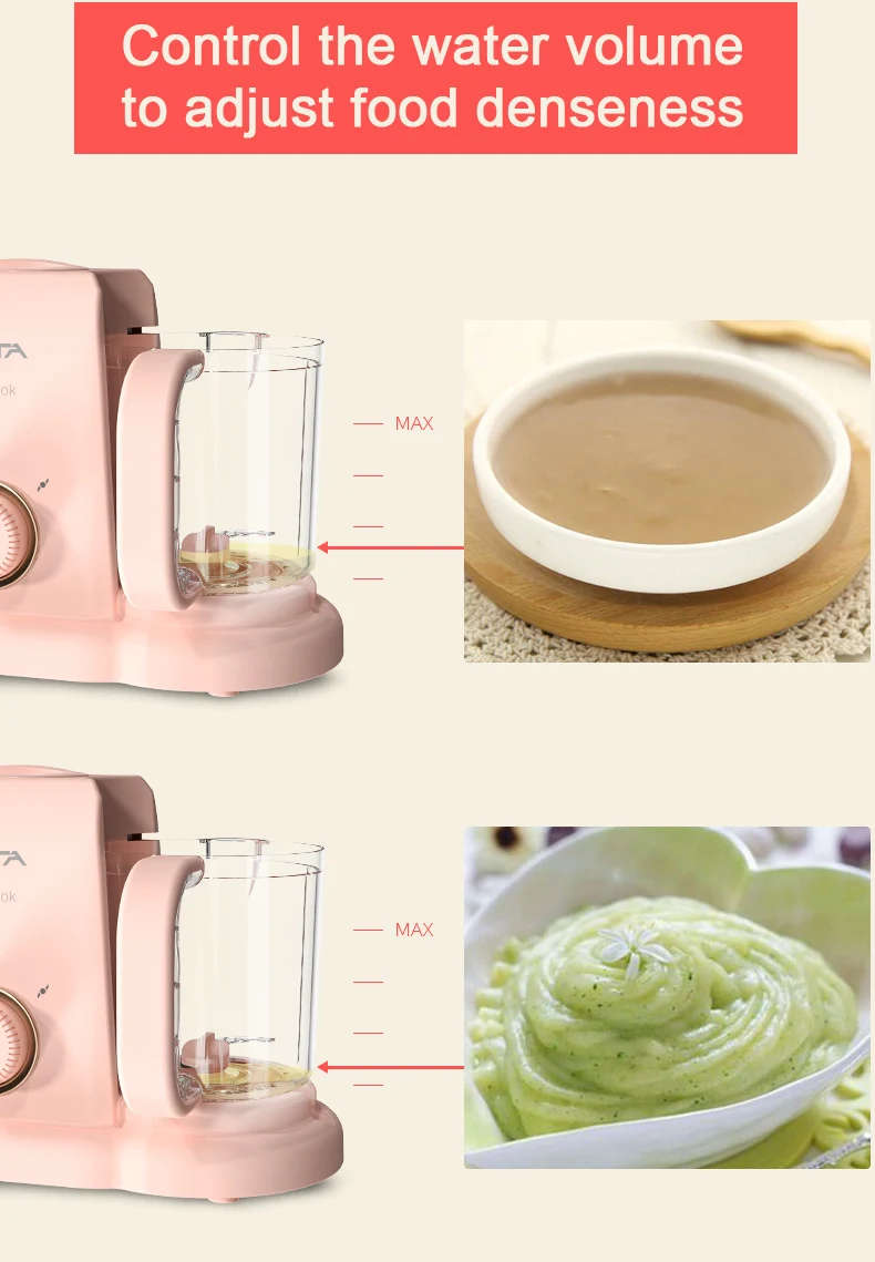 Electric Baby Food Maker Multifunction Children Food Cooking Maker Steamer Mixing Grinder