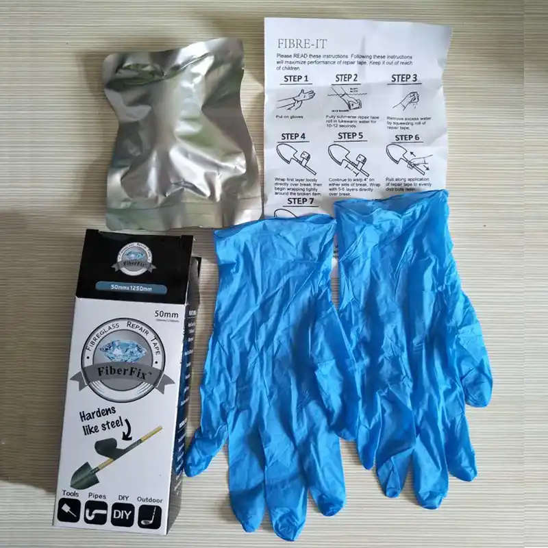 Fiber Fix Water Pipe Repair Tape Home DIY Universal Adhesive Tape Strong Repair Wrap Fiber Fix Tape