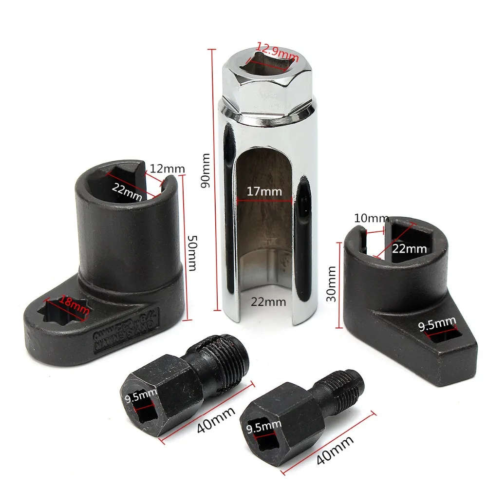Oxygen Sensor Socket Set Features Package Included Material Chrome Vanadium Steel Suitable for ox...