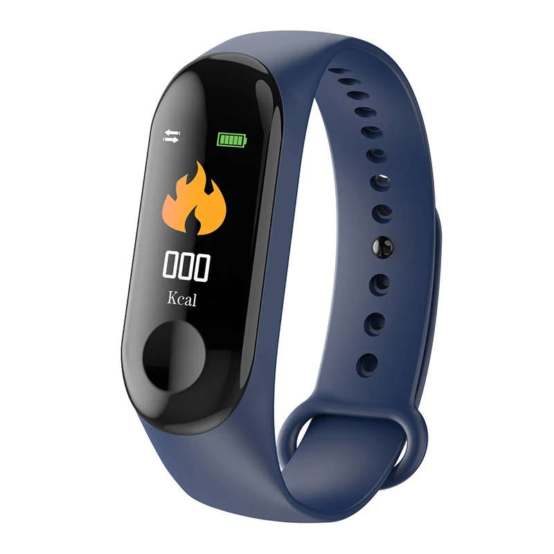 [LOCAL STOCK] M3 Smart Band Wristband Fitness Bracelet Big Touch Screen Color LCD Message