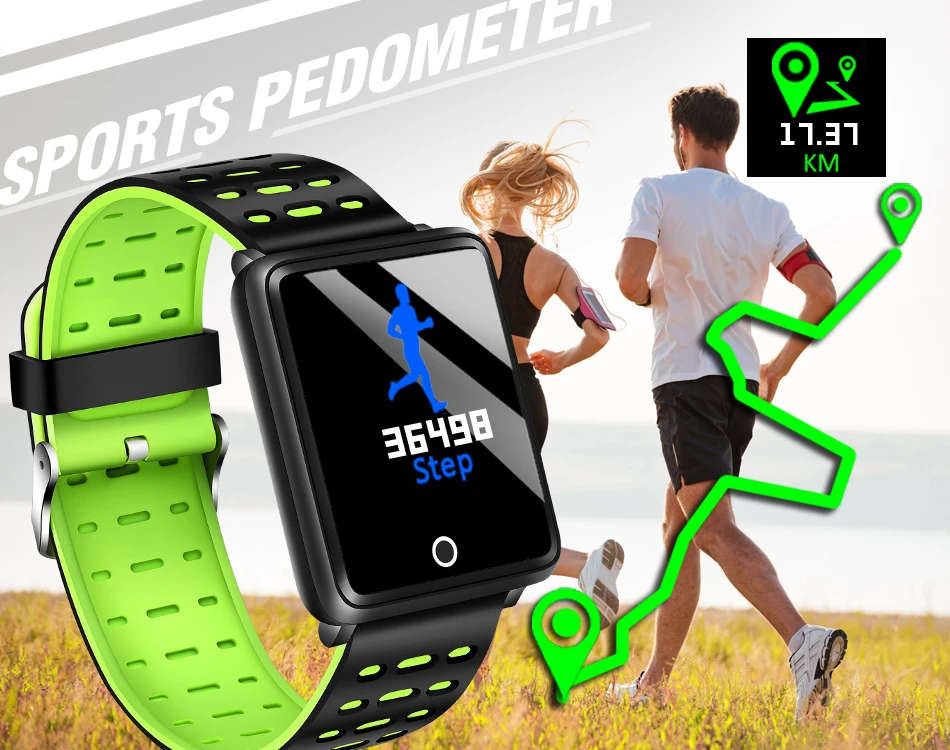 Smart Watch Heart Rate Monitor Sport Fitness Tracker Sleep Monitor Waterproof Sport Watch Ba