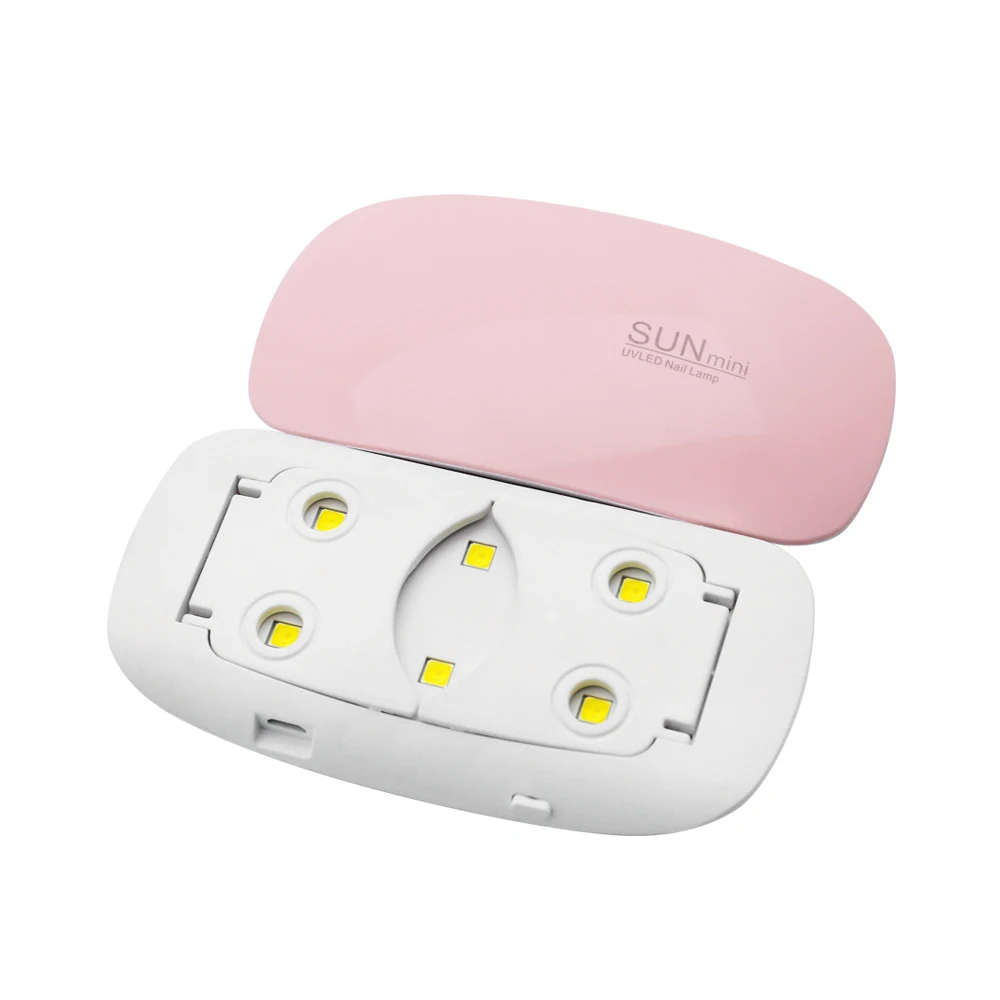 LED Mini Gel Nail Lamp 6W Portable USB Charge Gel Fast Dry Nails Gel Manicure