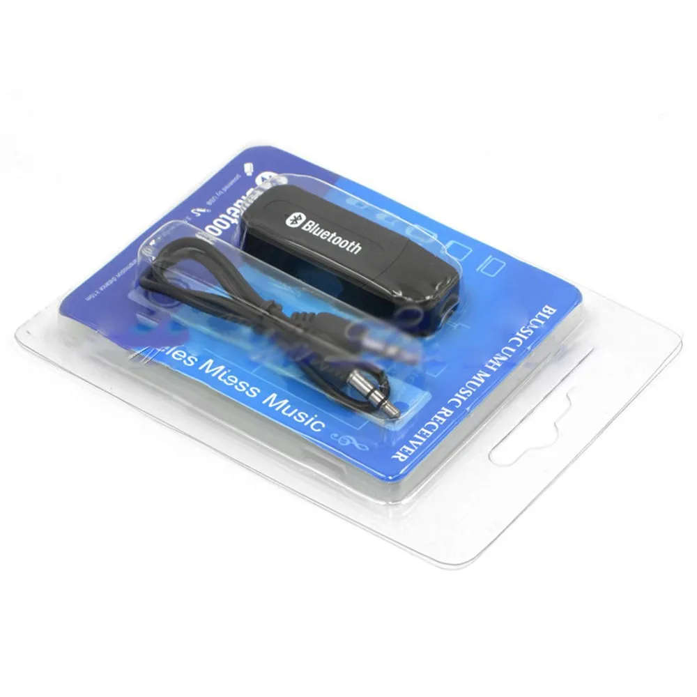 USB Wireless Bluetooth 3.5mm Music Audio Car Handsfree Receiver Adapter