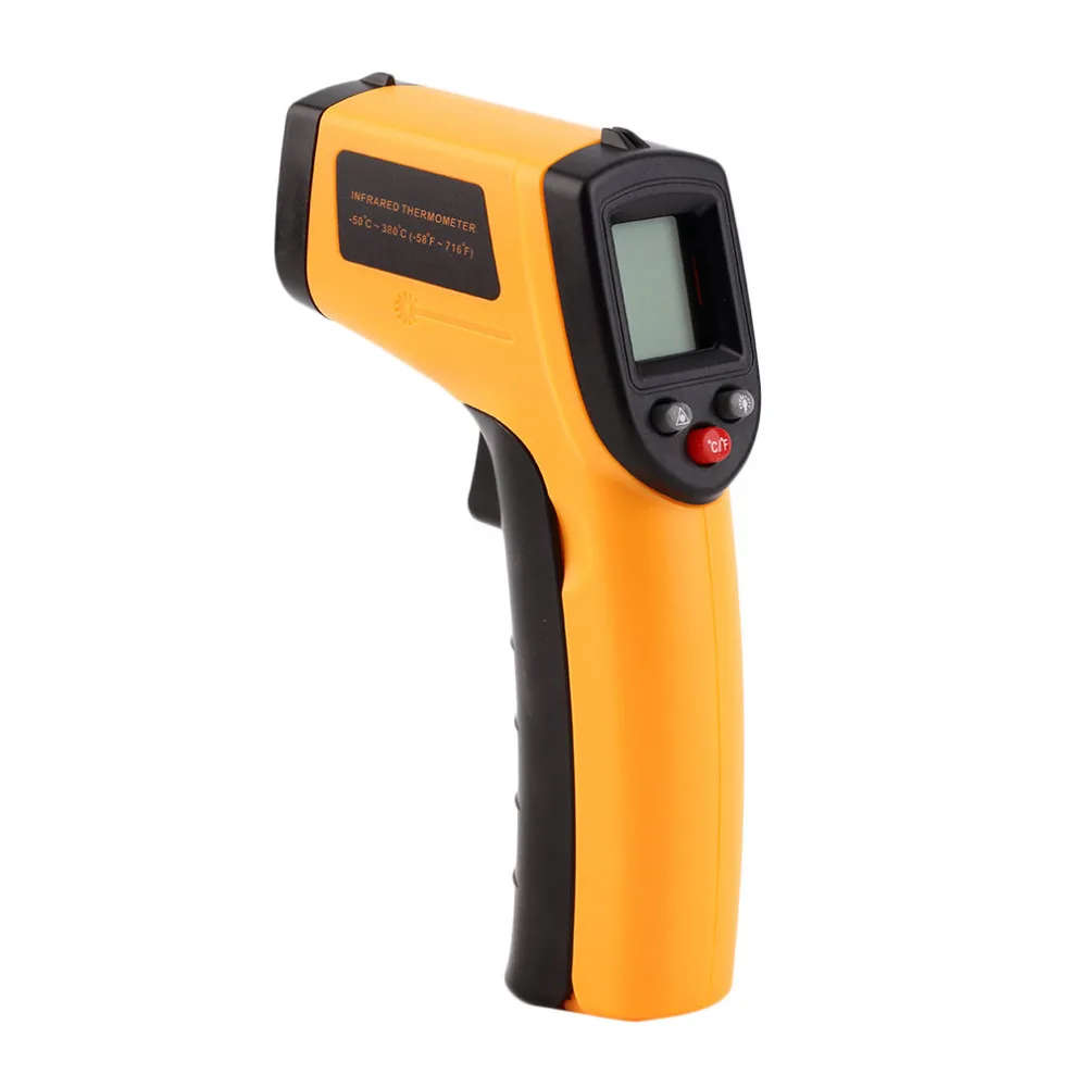 GM320 Laser LCD Digital IR Infrared Thermometer Temperature Meter Gun Point -50~380 Degree Non-Conta