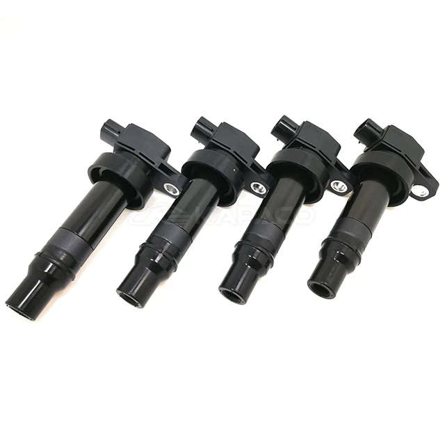 4 PCS Ignition Coil SET For HYUNDAI i30 i20 ix20 ACCENT ELANTRA KIA CERATO CARENS SOUL VENGA RIO