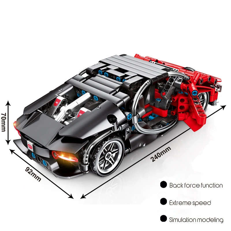 TECHNIQUE BUGGATTI CHIRON CAR 701401 / 422PCS