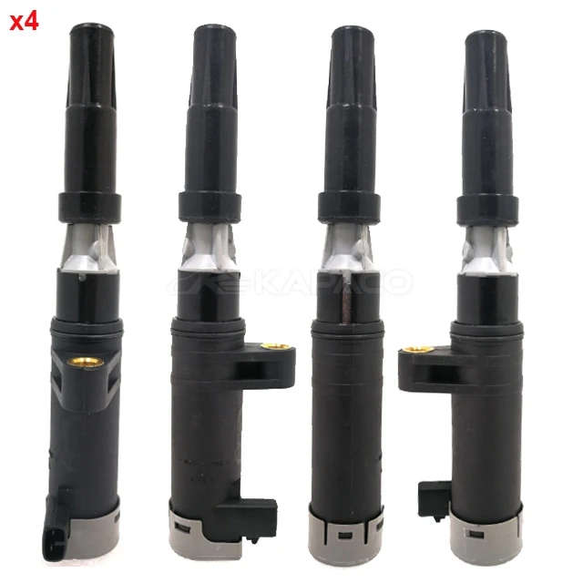 4 pieces Ignition Coil Pack Set 7700107177 For RENAULT CLIO II KANGOO LAGUNA MODUS DACIA LOGAN