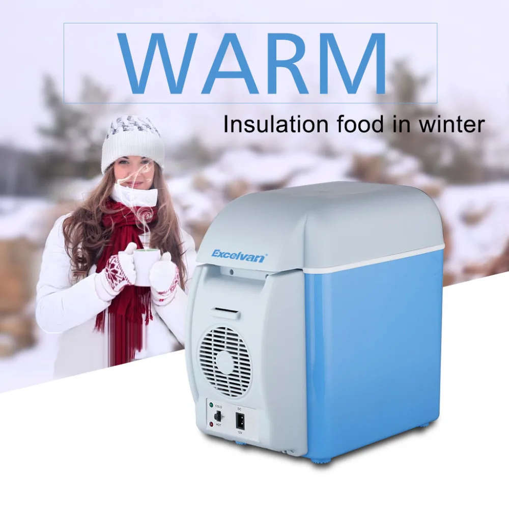 Portable Car Refrigerator Cooler Warmer 7.5L