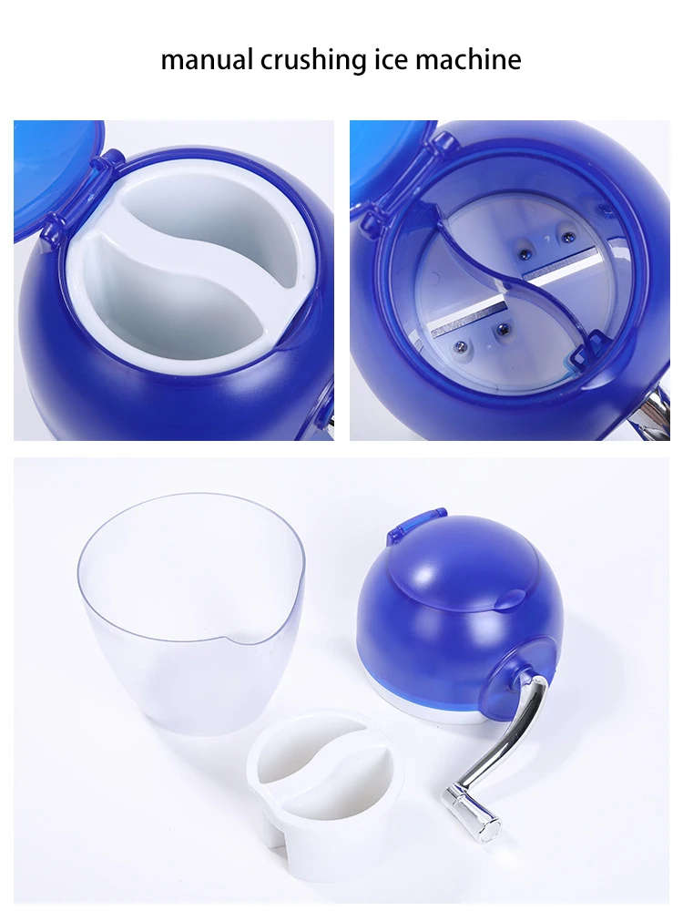 Multi-function Manual Ice Crusher and Fruit salad machine