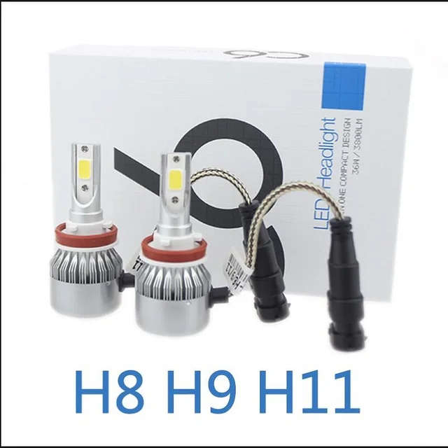 C6 LED Headlights H11