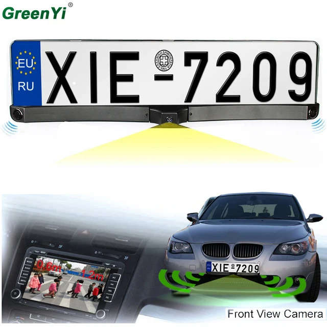EUROPEAN CAR LICENCE PLATE REARVIEW CAMERA